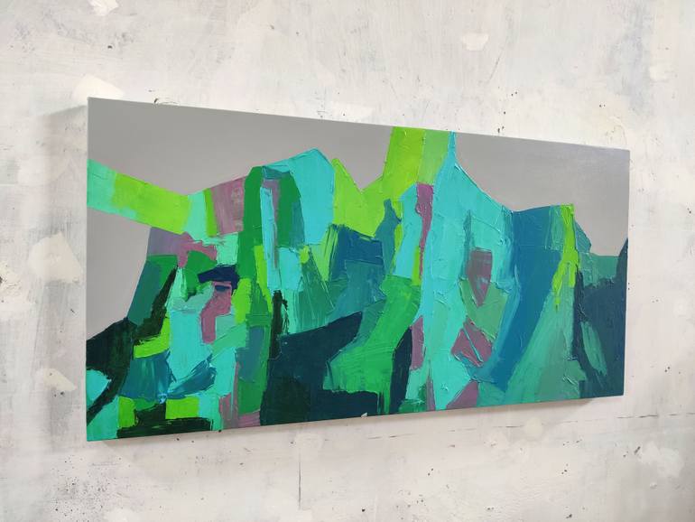 Original Abstract Nature Painting by Abhishek Kumar