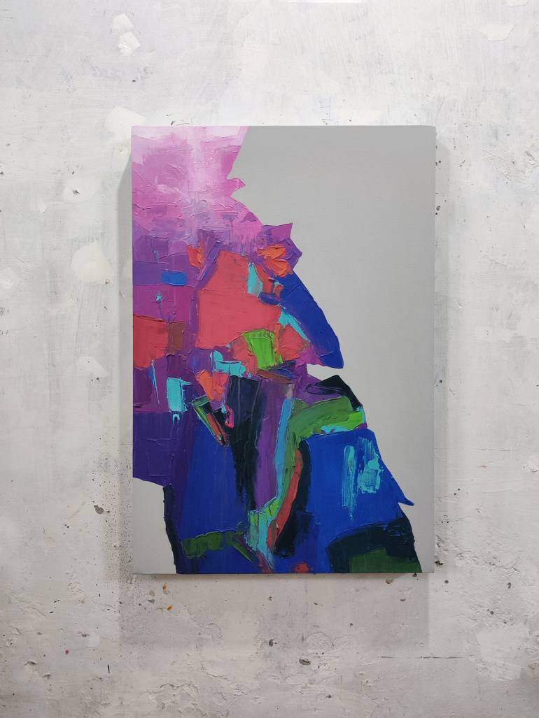 Original Abstract Expressionism Abstract Painting by Abhishek Kumar