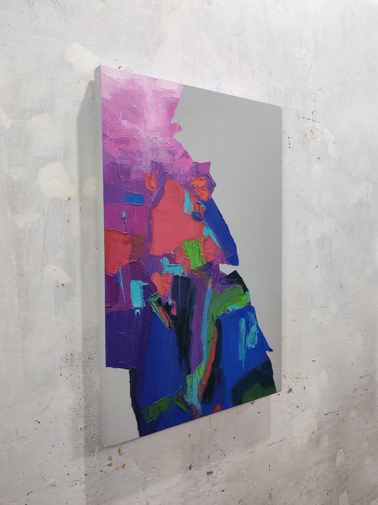 Original Abstract Expressionism Abstract Painting by Abhishek Kumar