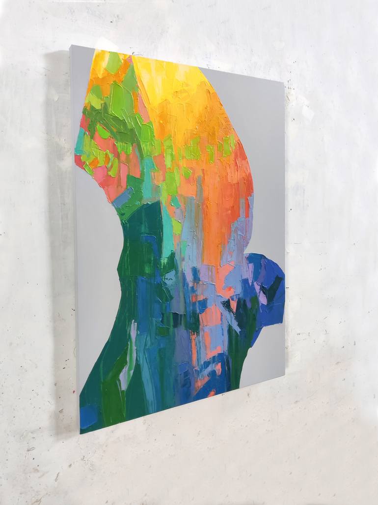 Original Abstract Expressionism Abstract Painting by Abhishek Kumar