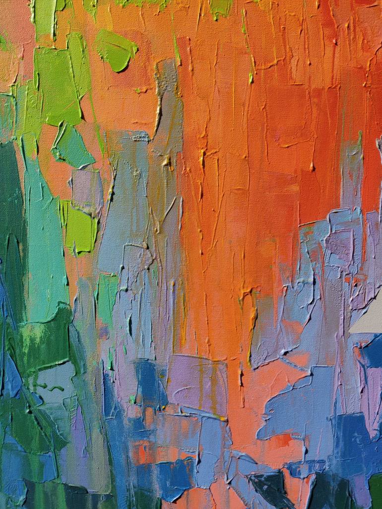 Original Abstract Expressionism Abstract Painting by Abhishek Kumar