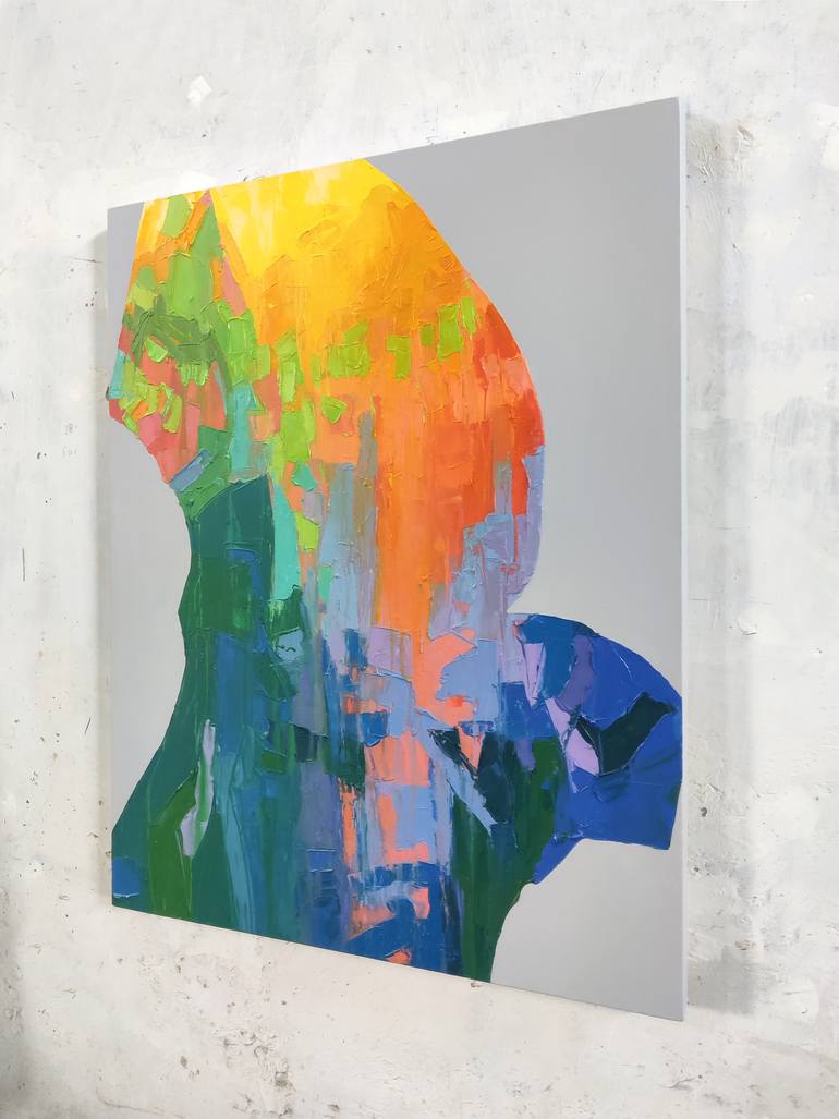 Original Abstract Expressionism Abstract Painting by Abhishek Kumar