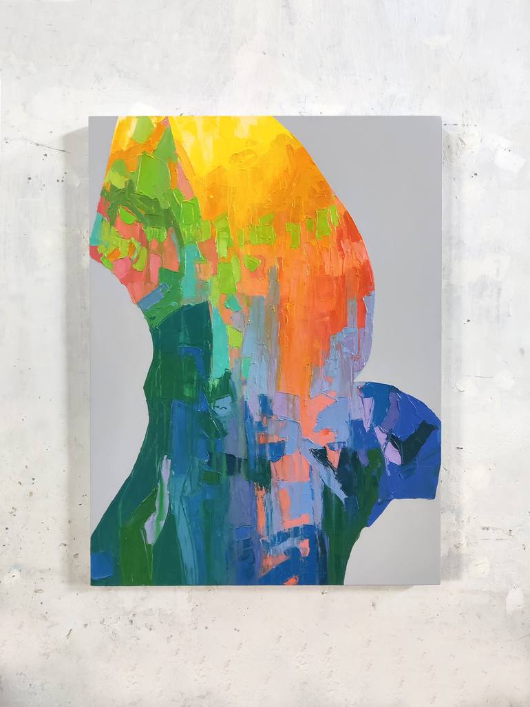 Original Abstract Expressionism Abstract Painting by Abhishek Kumar