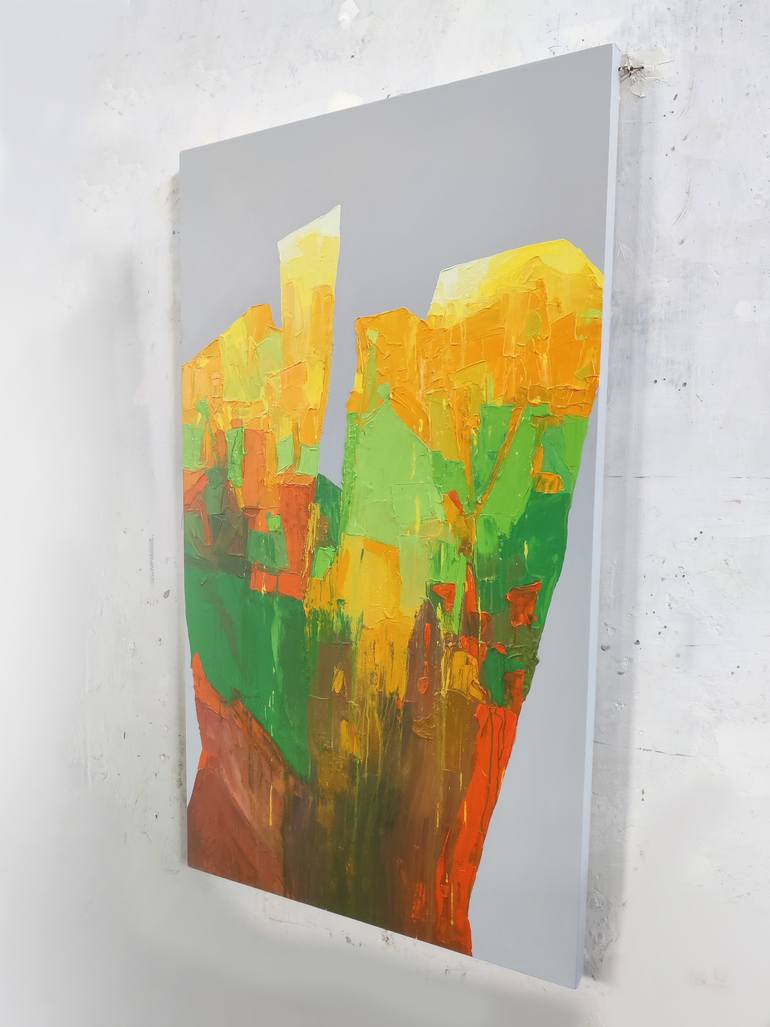 Original Abstract Expressionism Abstract Painting by Abhishek Kumar
