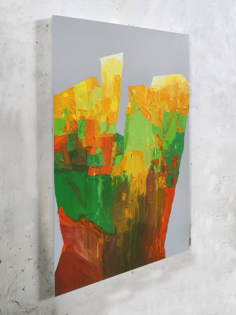 Original Abstract Expressionism Abstract Painting by Abhishek Kumar