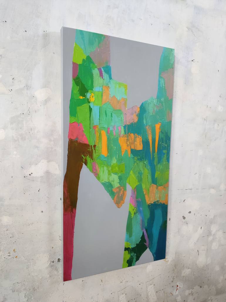 Original Abstract Expressionism Abstract Painting by Abhishek Kumar