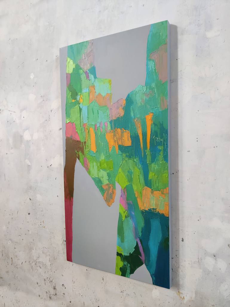 Original Abstract Expressionism Abstract Painting by Abhishek Kumar