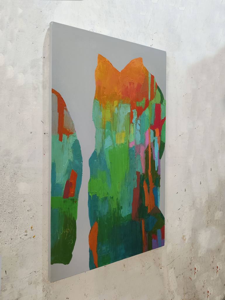 Original Abstract Expressionism Abstract Painting by Abhishek Kumar