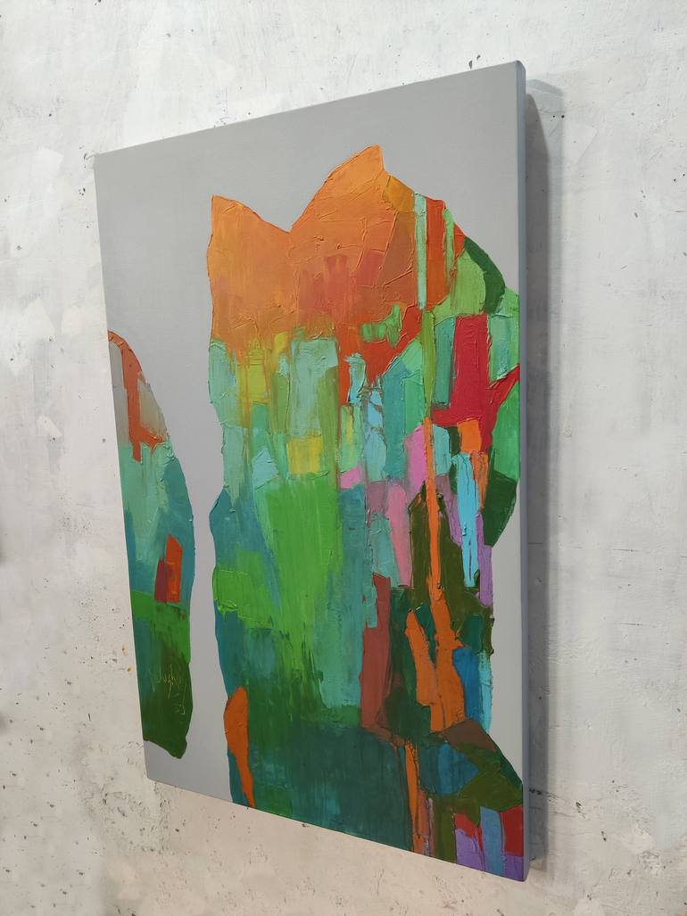 Original Abstract Expressionism Abstract Painting by Abhishek Kumar