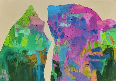 Original Abstract Nature Painting by Abhishek Kumar