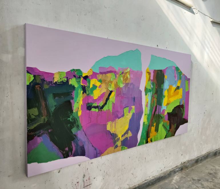 Original Abstract Expressionism Abstract Painting by Abhishek Kumar