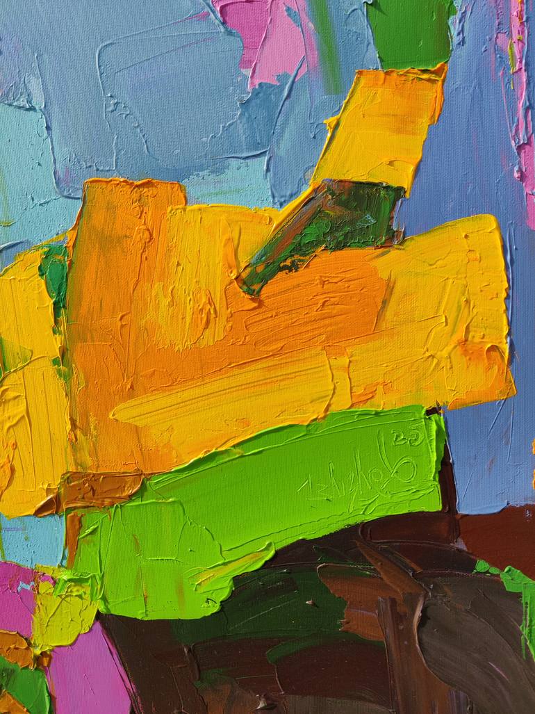 Original Abstract Expressionism Abstract Painting by Abhishek Kumar