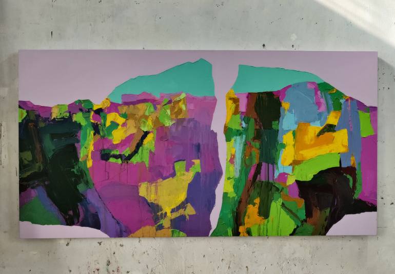 Original Abstract Expressionism Abstract Painting by Abhishek Kumar