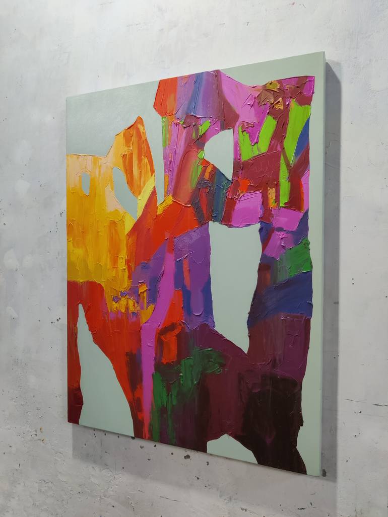 Original Abstract Expressionism Abstract Painting by Abhishek Kumar