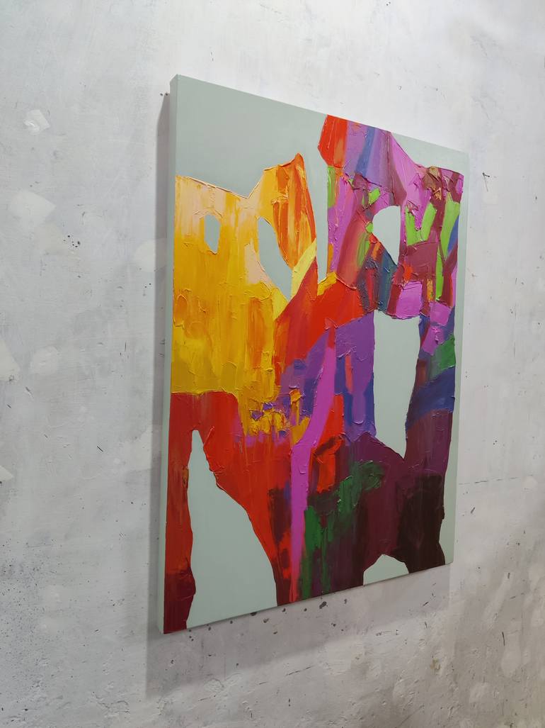Original Abstract Expressionism Abstract Painting by Abhishek Kumar
