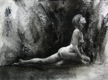 Original Realism Nude Drawings by Abhishek Kumar