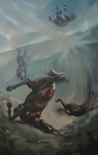 Print of Realism Horse Paintings by Abhishek Kumar