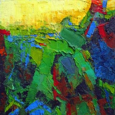 Print of Abstract Landscape Paintings by Abhishek Kumar