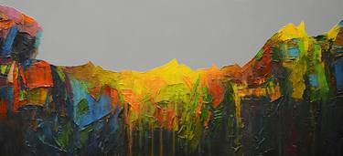 Original Abstract Landscape Paintings by Abhishek Kumar