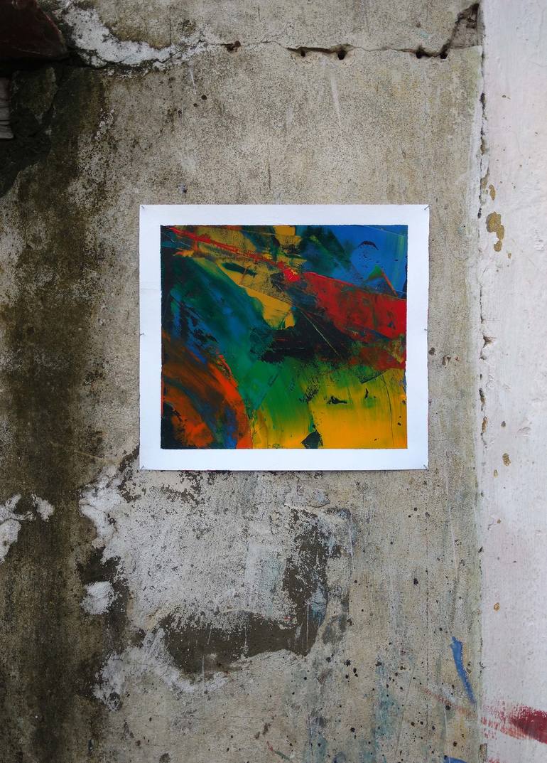 Original Abstract Expressionism Abstract Painting by Abhishek Kumar