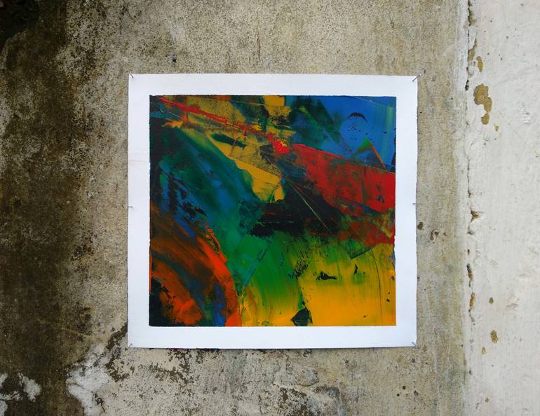 Original Abstract Expressionism Abstract Painting by Abhishek Kumar