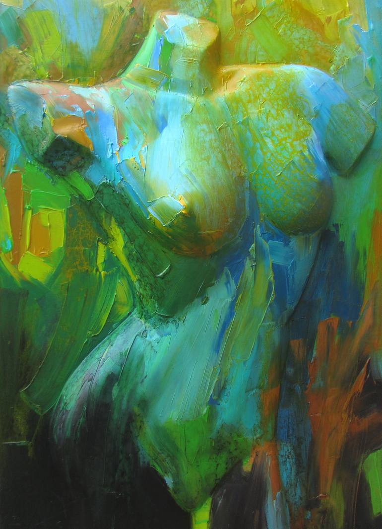 Print of Abstract Expressionism Nude Sculpture by Abhishek Kumar