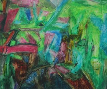Print of Abstract Expressionism Cities Paintings by Abhishek Kumar