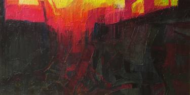 Print of Abstract Landscape Paintings by Abhishek Kumar