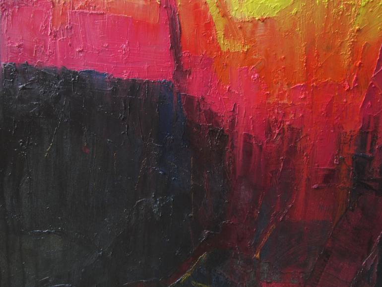 Original Abstract Landscape Painting by Abhishek Kumar