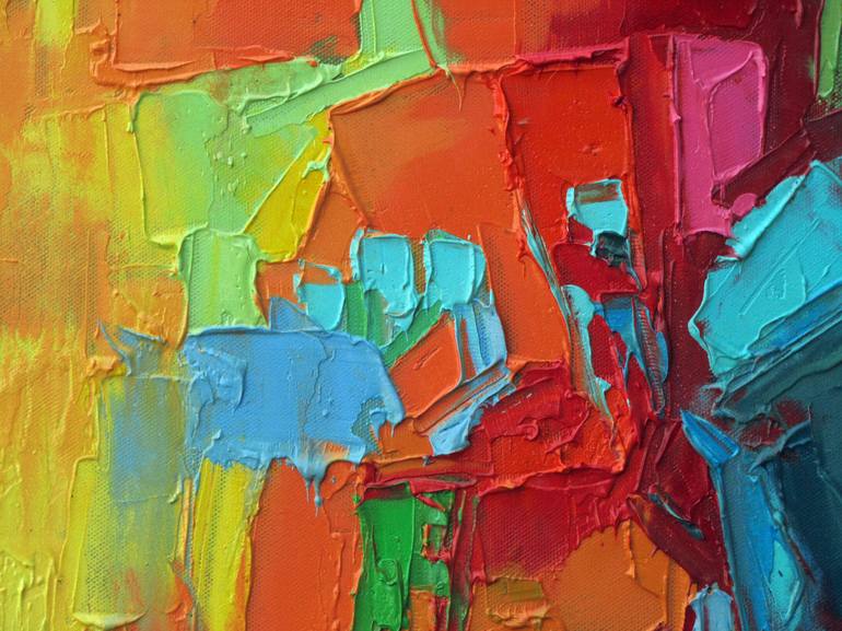 Original Abstract Expressionism Abstract Painting by Abhishek Kumar