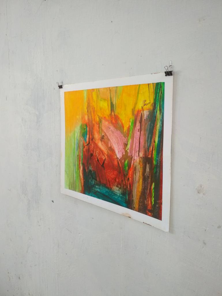 Original Abstract Landscape Painting by Abhishek Kumar