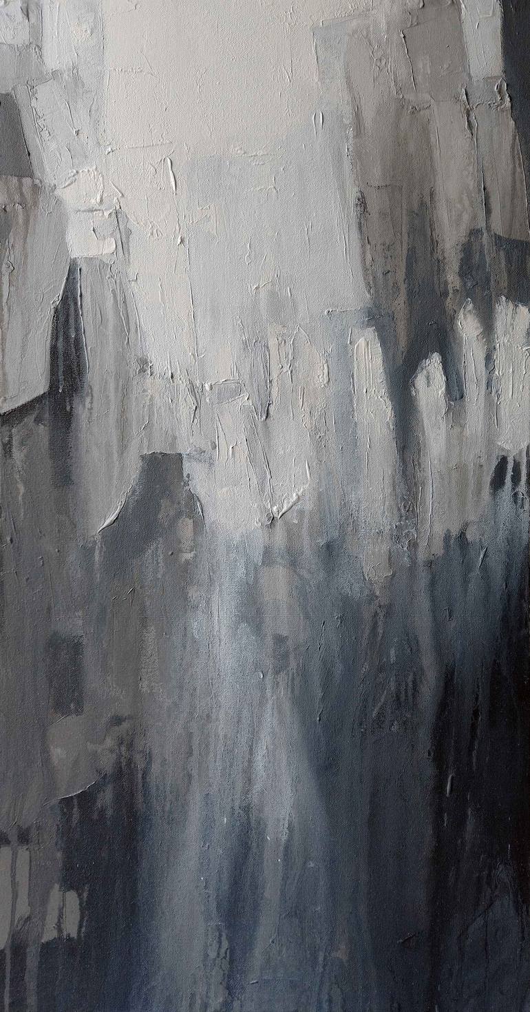 Grey Depth #5 Painting by Abhishek Kumar | Saatchi Art
