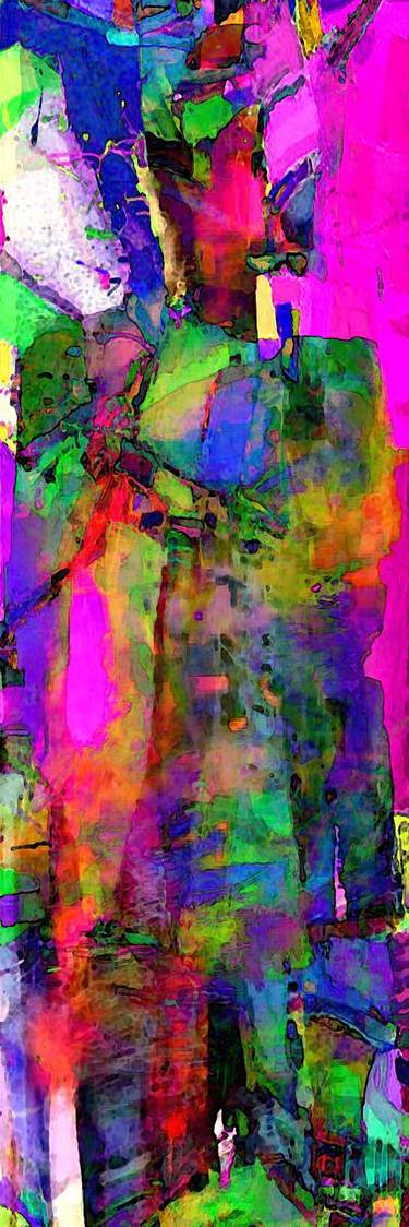 Original Abstract Expressionism Abstract Mixed Media by Abhishek Kumar