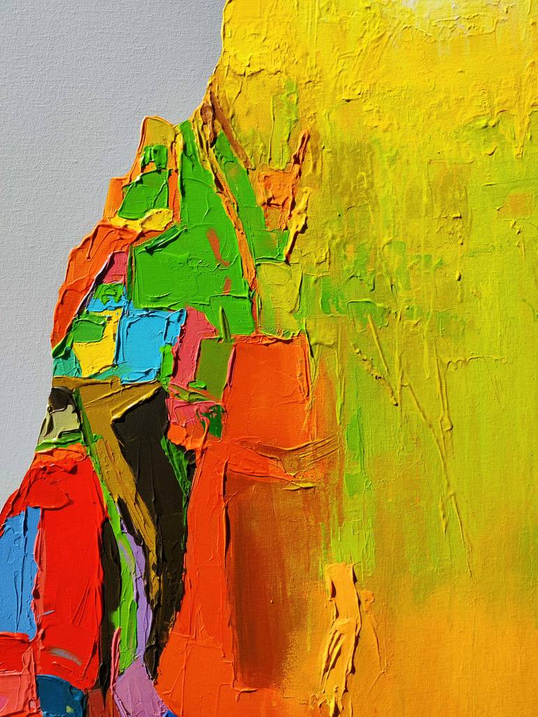 Original Abstract Religion Painting by Abhishek Kumar