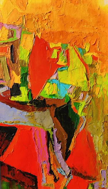 Print of Abstract Expressionism Abstract Paintings by Abhishek Kumar