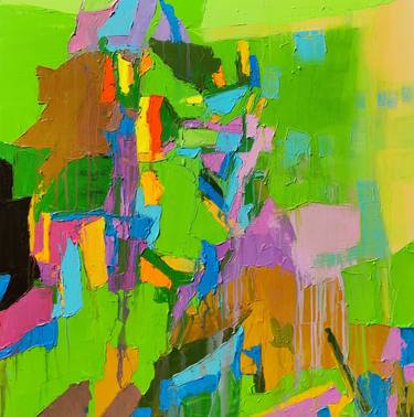 Original Abstract Expressionism Abstract Paintings by Abhishek Kumar
