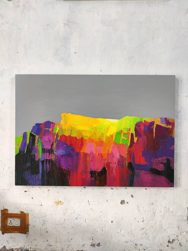 Original Abstract Religion Painting by Abhishek Kumar