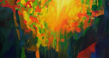 Original Abstract Expressionism Abstract Paintings by Abhishek Kumar