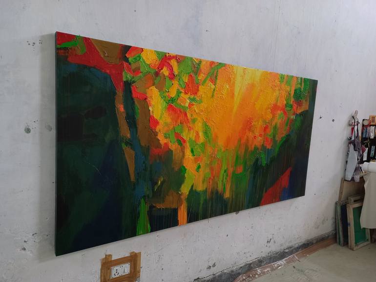 Original Abstract Painting by Abhishek Kumar