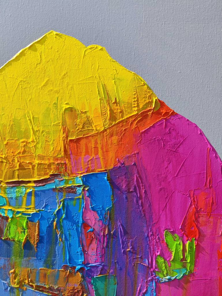 Original Abstract Expressionism Nature Painting by Abhishek Kumar