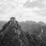 The Great wall of China in black and white. Jiankou. by Ilya Terentyev