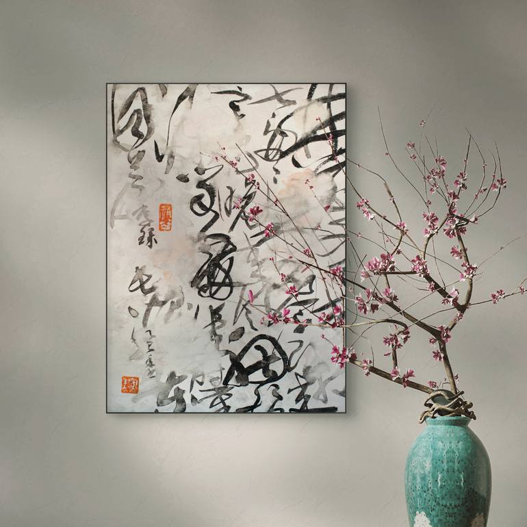 Original Abstract Calligraphy Painting by Li Chen