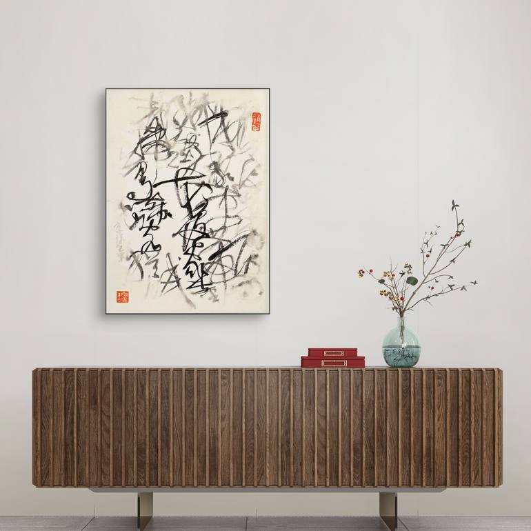Original Abstract Calligraphy Painting by Li Chen