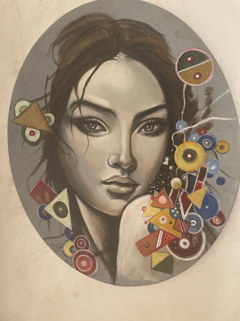 Original Abstract Expressionism Women Painting by Marco Palumbo