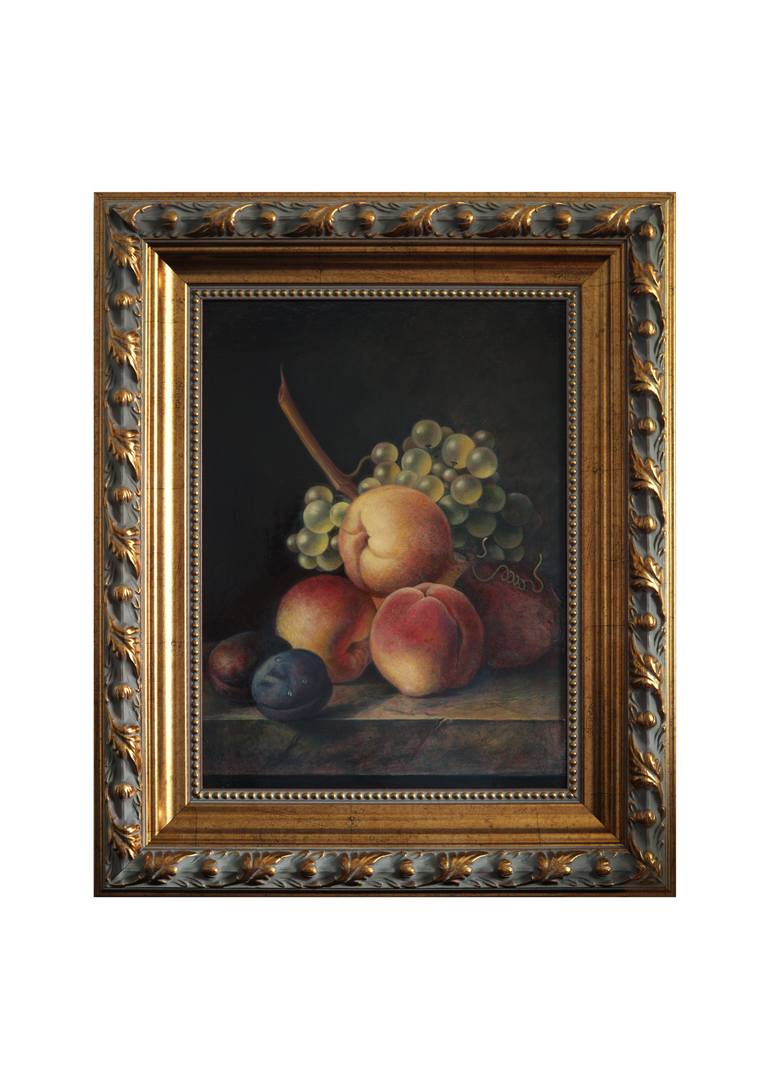 Original Baroque Still Life Painting by Mila Cristian
