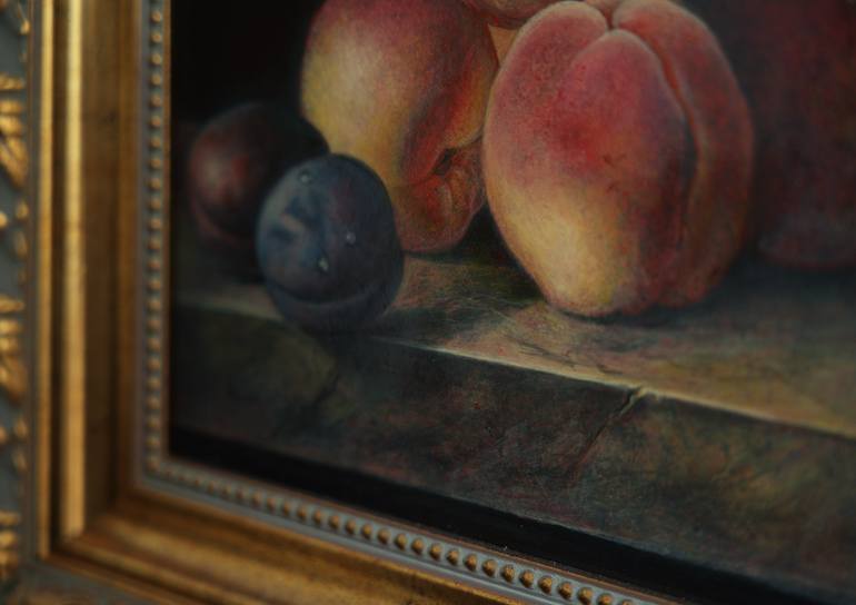 Original Baroque Still Life Painting by Mila Cristian