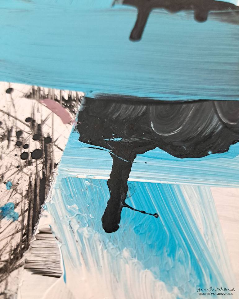 Original Contemporary Abstract Painting by Jennifer Vahlbruch