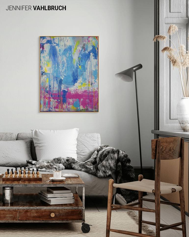 Original Contemporary Abstract Painting by Jennifer Vahlbruch
