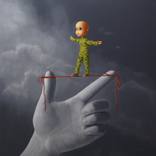 Extremely 150cm × 150cm oil on canvas 2009  Guangang Lv    (sold) by Guangang Lv