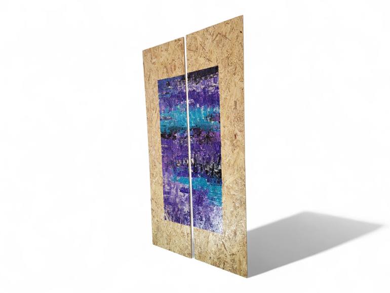 Original Pop Art Abstract Painting by Ariela Roth Yuval Leshem